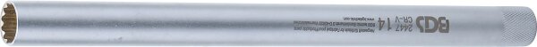 Zündkerzen-Einsatz mit Magnet, Zwölfkant, extra lang | Antrieb Innenvierkant 10 mm (3/8") | SW 14 mm