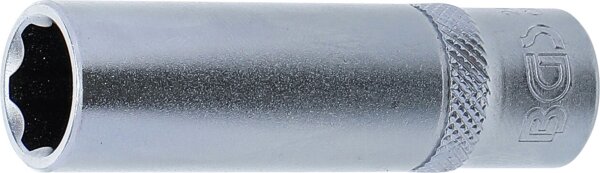 Steckschlüssel-Einsatz Super Lock, tief | Antrieb Innenvierkant 10 mm (3/8") | SW 12 mm