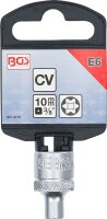 Steckschlüssel-Einsatz E-Profil | Antrieb Innenvierkant 10 mm (3/8") | SW E6