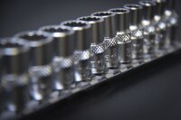 Steckschlüssel-Einsatz-Satz Zwölfkant | Antrieb Innenvierkant 6,3 mm (1/4") | Zollgrößen | 12-tlg.