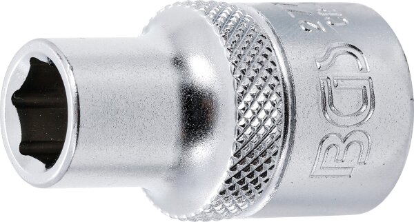 Steckschlüssel-Einsatz Sechskant | Antrieb Innenvierkant 12,5 mm (1/2") | SW 3/8"