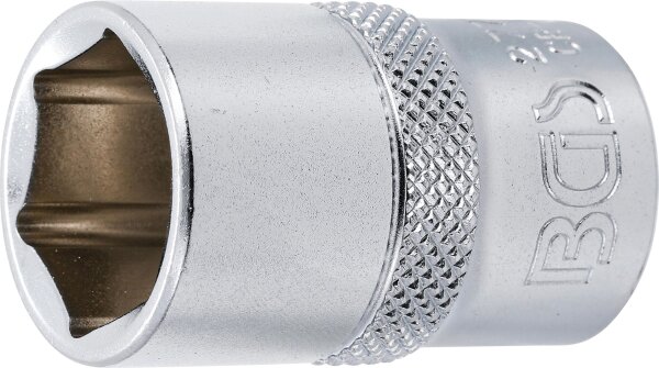 Steckschlüssel-Einsatz Sechskant | Antrieb Innenvierkant 12,5 mm (1/2") | SW 11/16"