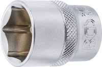 Steckschlüssel-Einsatz Sechskant | Antrieb Innenvierkant 12,5 mm (1/2") | SW 7/8"