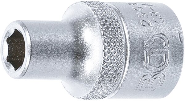 Steckschlüssel-Einsatz Sechskant | Antrieb Innenvierkant 12,5 mm (1/2") | SW 8 mm