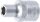 Steckschlüssel-Einsatz Sechskant | Antrieb Innenvierkant 12,5 mm (1/2") | SW 8 mm