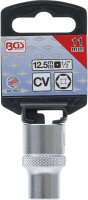 Steckschlüssel-Einsatz Sechskant | Antrieb Innenvierkant 12,5 mm (1/2") | SW 11 mm
