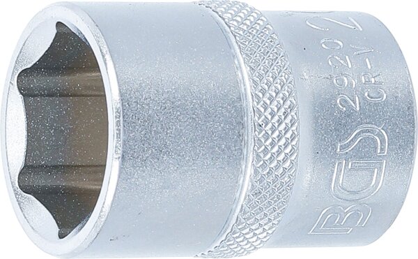 Steckschlüssel-Einsatz Sechskant | Antrieb Innenvierkant 12,5 mm (1/2") | SW 20 mm