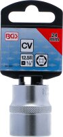 Steckschlüssel-Einsatz Sechskant | Antrieb Innenvierkant 12,5 mm (1/2") | SW 24 mm