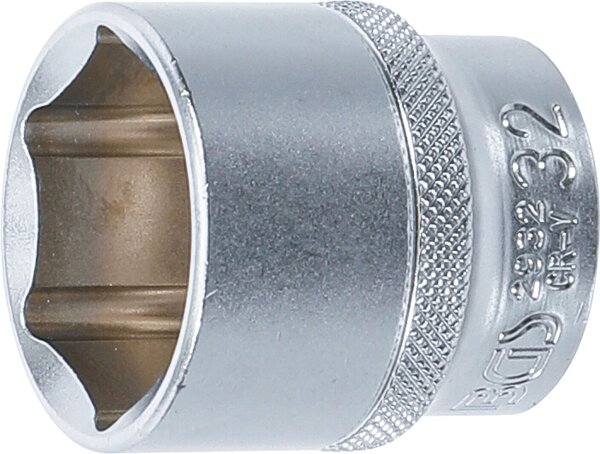 Steckschlüssel-Einsatz Sechskant | Antrieb Innenvierkant 12,5 mm (1/2") | SW 32 mm