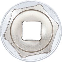 Steckschlüssel-Einsatz Sechskant | Antrieb Innenvierkant 12,5 mm (1/2") | SW 34 mm