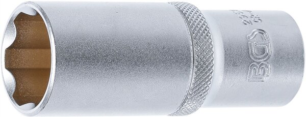 Steckschlüssel-Einsatz Super Lock, tief | Antrieb Innenvierkant 12,5 mm (1/2") | SW 22 mm