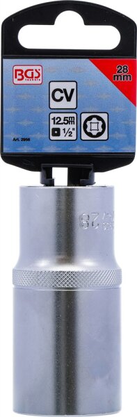 Steckschlüssel-Einsatz Super Lock, tief | Antrieb Innenvierkant 12,5 mm (1/2") | SW 28 mm