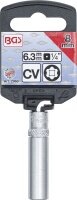 Steckschlüssel-Einsatz Super Lock, tief | Antrieb Innenvierkant 6,3 mm (1/4") | SW 8 mm