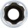 Steckschlüssel-Einsatz Super Lock, tief | Antrieb Innenvierkant 6,3 mm (1/4") | SW 9 mm