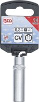 Steckschlüssel-Einsatz Super Lock, tief | Antrieb Innenvierkant 6,3 mm (1/4") | SW 10 mm