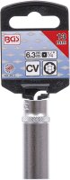 Steckschlüssel-Einsatz Super Lock, tief | Antrieb Innenvierkant 6,3 mm (1/4") | SW 13 mm