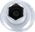 Glühkerzen-Gelenk-Einsatz Sechskant | Antrieb Innenvierkant 10 mm (3/8") | SW 8 mm