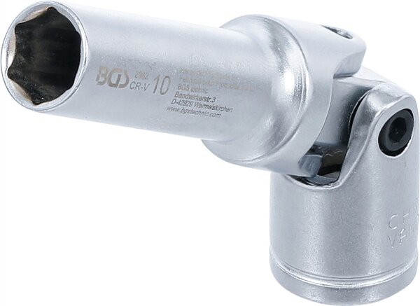Glühkerzen-Gelenk-Einsatz Sechskant | Antrieb Innenvierkant 10 mm (3/8") | SW 10 mm