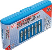 Universal Glühkerzen-Gelenkschlüssel-Satz, Sechskant | Antrieb Innenvierkant 10 mm (3/8") | SW 8 - 16 mm | 6-tlg.