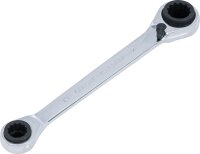Ratschen-Ringschlüssel | 4-in-1 | SW 10 x 13 - 17 x 19 mm