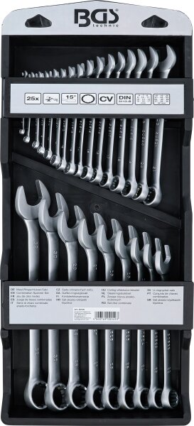 Maul-Ringschlüssel-Satz | SW 6 - 32 mm | 25-tlg.