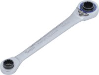 Ratschen-Ringschlüssel "4 in 1" | SW 10 x 12, 14 x 17 mm