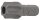 Bit | Länge 30 mm | Antrieb Außensechskant 8 mm (5/16") | T-Profil (für Torx) mit Bohrung T60