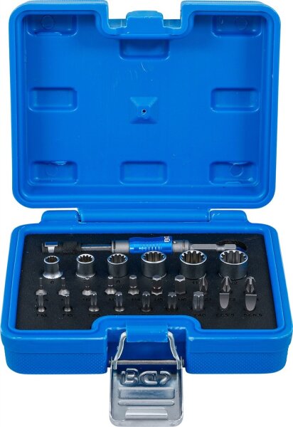 Bit- und Steckschlüssel-Satz | Antrieb Außensechskant 6,3 mm (1/4") | 2-IN-1 | 26-tlg.