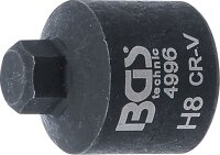 Bremssattel-Einsatz | Innensechskant | extra kurz | 8 mm