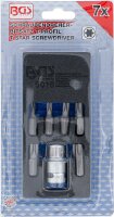 Schraubendreher-Bit-Satz | Antrieb Außensechskant 10 mm (3/8") | T-Profil (für Torx) | 7-tlg.
