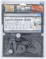 Lochsägen-Satz | Ø 19 - 64 mm | Tiefe 24 mm | 11-tlg.