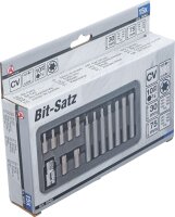 Bit-Satz | Antrieb Außensechskant 10 mm (3/8") | T-Profil (für Torx) | 15-tlg.