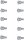 Bit-Satz mit Tiefenstopp | für Gipskartonplatten | Antrieb Außensechskant 6,3 mm (1/4") | Kreuzschlitz PH2 | 10-tlg.