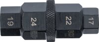 Motorrad-Spezial-Einsatz | Antrieb 10 mm (3/8") | 17 - 19 - 22 - 24 mm