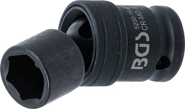 Kraft-Kugelgelenk-Einsatz | Antrieb Innenvierkant 12,5 mm (1/2") | SW 16 mm