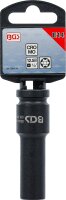Kraft-Steckschlüssel-Einsatz E-Profil, tief | Antrieb Innenvierkant 12,5 mm (1/2") | SW E14