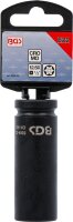 Kraft-Steckschlüssel-Einsatz E-Profil, tief | Antrieb Innenvierkant 12,5 mm (1/2") | SW E22