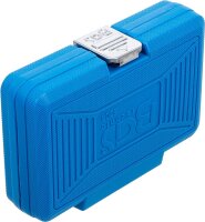 Kraft-Steckschlüssel-Einsatz-Satz Sechskant | Antrieb Innenvierkant 12,5 mm (1/2") | SW 10 - 24 mm | 10-tlg.