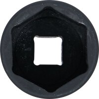 Kraft-Steckschlüssel-Einsatz Sechskant | Antrieb Innenvierkant 12,5 mm (1/2") | SW 34 mm