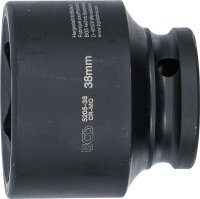 Kraft-Steckschlüssel-Einsatz Sechskant | Antrieb Innenvierkant 12,5 mm (1/2") | SW 38 mm