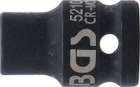Kraft-Steckschlüssel-Einsatz Sechskant | Antrieb Innenvierkant 12,5 mm (1/2") | SW 10 mm
