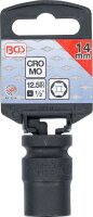 Kraft-Steckschlüssel-Einsatz Sechskant | Antrieb Innenvierkant 12,5 mm (1/2") | SW 14 mm