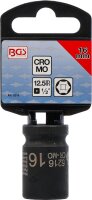 Kraft-Steckschlüssel-Einsatz Sechskant | Antrieb Innenvierkant 12,5 mm (1/2") | SW 16 mm