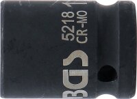 Kraft-Steckschlüssel-Einsatz Sechskant | Antrieb Innenvierkant 12,5 mm (1/2") | SW 18 mm