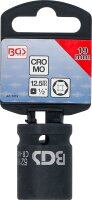 Kraft-Steckschlüssel-Einsatz Sechskant | Antrieb Innenvierkant 12,5 mm (1/2") | SW 19 mm