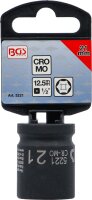Kraft-Steckschlüssel-Einsatz Sechskant | Antrieb Innenvierkant 12,5 mm (1/2") | SW 21 mm