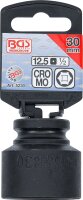 Kraft-Steckschlüssel-Einsatz Sechskant | Antrieb Innenvierkant 12,5 mm (1/2") | SW 30 mm