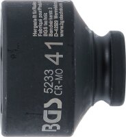 Kraft-Steckschlüssel-Einsatz Sechskant | Antrieb Innenvierkant 12,5 mm (1/2") | SW 41 mm