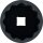 Kraft-Steckschlüssel-Einsatz Zwölfkant, tief | Antrieb Innenvierkant 12,5 mm (1/2") | SW 46 mm