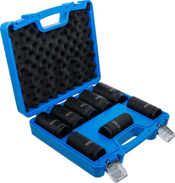 Kraft-Steckschlüssel-Einsatz-Satz, extra tief | Antrieb Innenvierkant 20 mm (3/4") | SW 22 - 38 mm | 8-tlg.